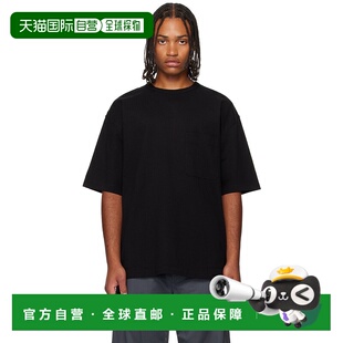 男士 黑色 Boxy 1h可退 恤 Lemaire TO1382LJ1022 香港直邮潮奢