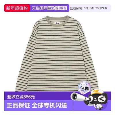 1h可退 日本直邮Pilgrim Surf+Supply 女装 宽松版型 条纹长袖针T