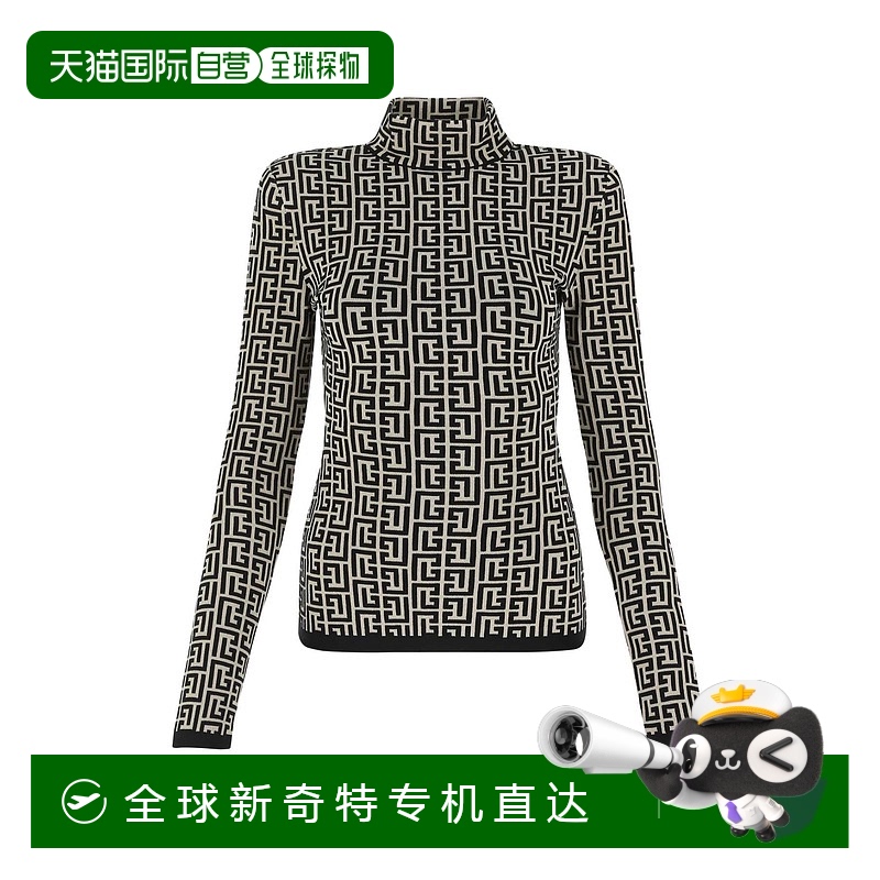 1h可退 香港直邮BALMAIN 女士针织毛衣 WF1KF000K253GFE SS2023