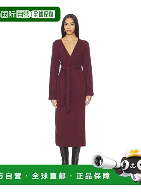 1h可退 香港直邮潮奢 Simkhai 女士 Skyla 缠绕式连衣裙 6251074C