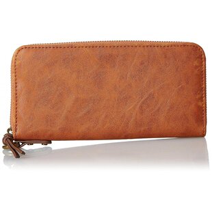 日本直邮DEVICE钱包GLAND圆型焦糖色男士经典百搭长钱包