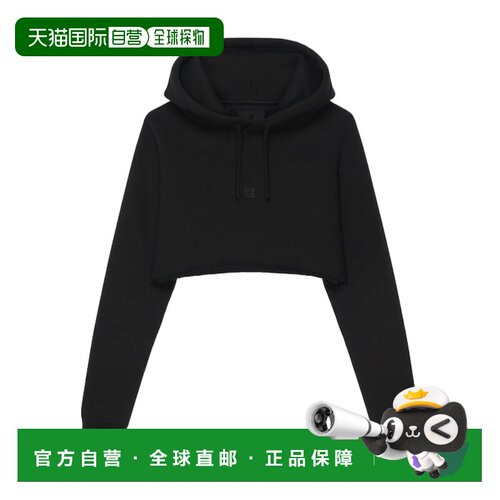 1h可退 香港直邮GIVENCHY 女士针织衫 BWJ04230S3001 SS2023 黑色