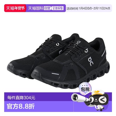 日本直邮On 云 6 轻便舒适时尚跑步运动鞋 [3WF10061043] 黑色