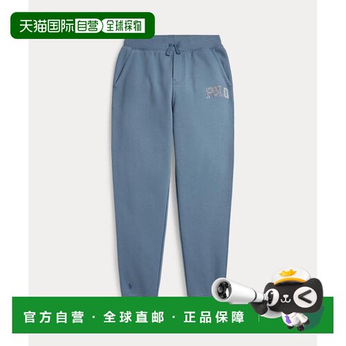 日本直邮Polo Ralph Lauren 儿童 条纹棉混纺刺绣 jogger 裤 CWPO