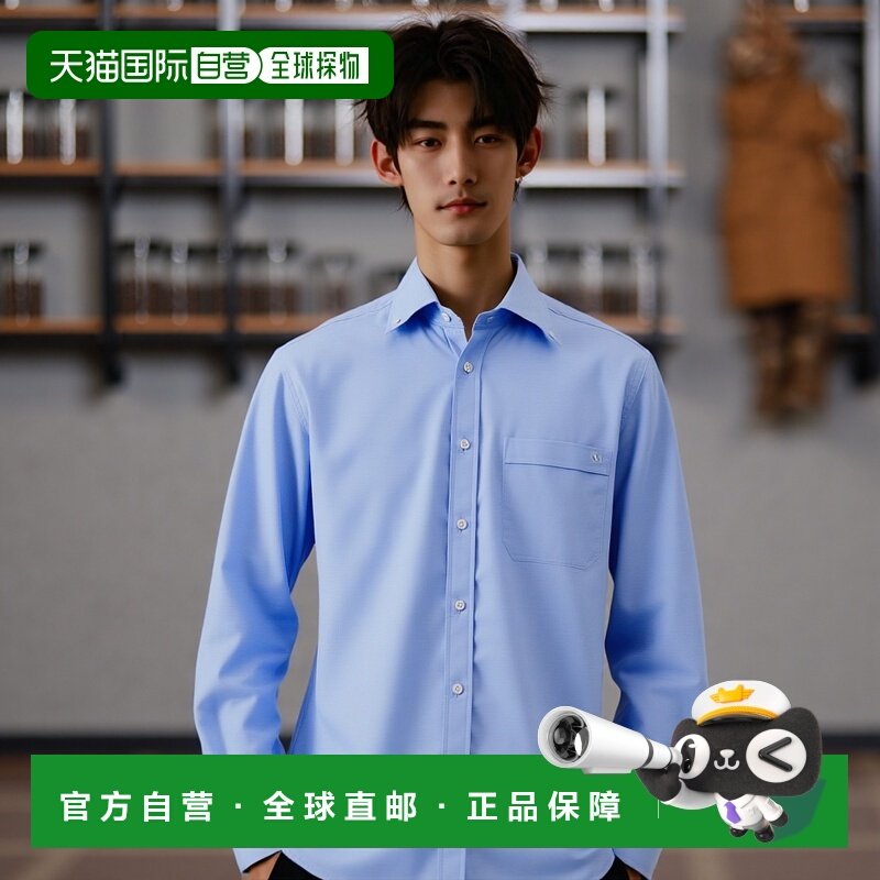 香港直邮VALENTINO GARAVANI 男士衬衫 6V3ABQ35AL2C43 SS2025