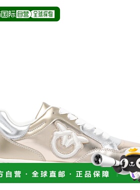 香港直邮PINKO 女士运动鞋 SS0077P049B45 AW2025 白色 Gold Mand