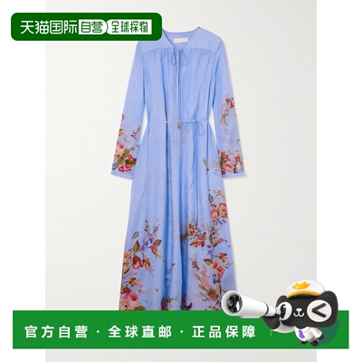 香港直邮ZIMMERMANN/Patience女士中长连衣裙 【付后1h可退】
