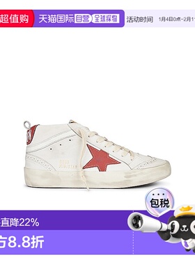 1h可退 香港直邮GOLDEN GOOSE 女士 圆头系带休闲鞋 GWF00122F004