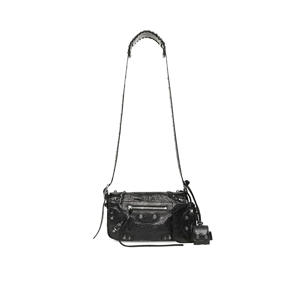 BALENCIAGA 男士斜挎包 719082210KR1000BLACK SS2024