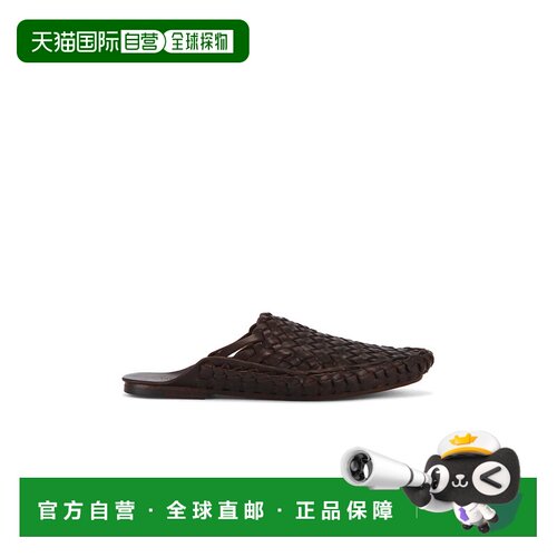 The Row 女士 编织直入式平底鞋拖鞋半拖【付后1h可退】