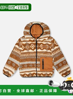 自营deux par deuxReversible Mid-Season Sherpa Jacket Brown A