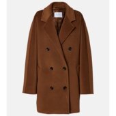 MaxMara 麦斯玛拉 女士 潮奢 Rebus 羊毛羊绒大衣