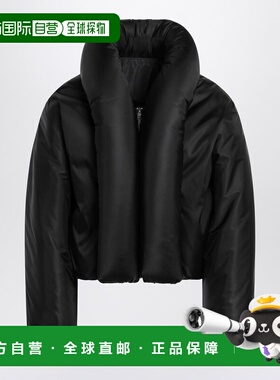 1h可退 香港直邮alaia 女士 带里衬塔夫绸短夹克(黑色) AA9V1163T