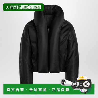 1h可退 香港直邮alaia 女士 带里衬塔夫绸短夹克(黑色) AA9V1163T