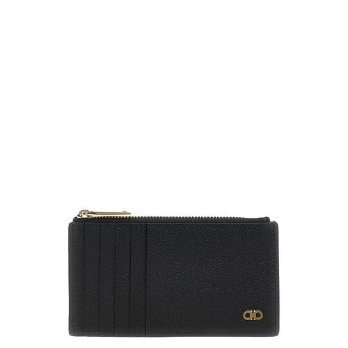 Salvatore Ferragamo 菲拉格慕 男士 'Gancini' 卡套 775663NERO