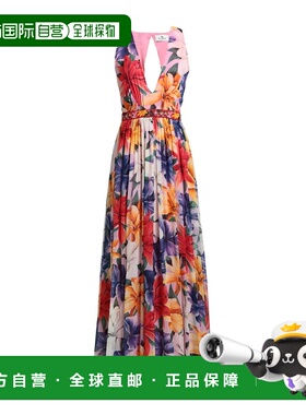 1h可退 香港直邮Etro 艾特罗 女士 夏装连衣裙 purple紫色 舒适时