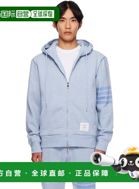 1h可退 香港直邮Thom Browne 汤姆 布朗 男士 蓝色 Melange 4-Bar