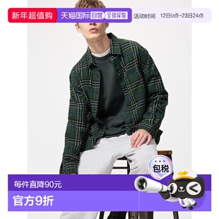 Uniqlo 法兰绒格纹衬衫 480769优衣库上衣