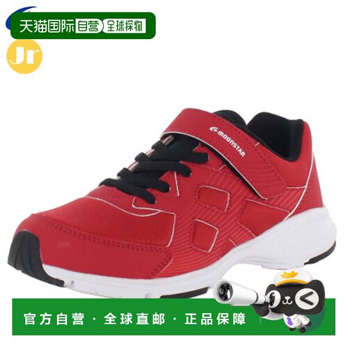 日本直邮Moonstar 青少年鞋 Aero Glide AG J001 红色 MOONSTAR 1