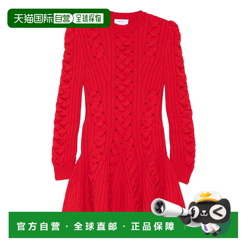 1h可退 香港直邮ALEXANDER MCQUEEN 女士连衣裙 848815Q1BE16062