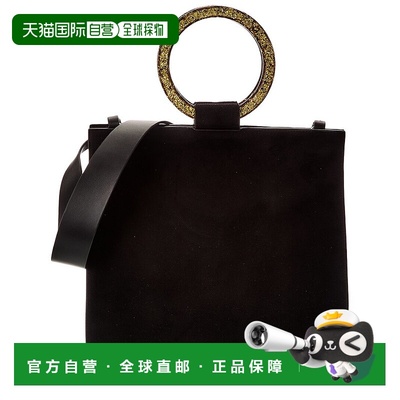 自营 Edie Parker Aces绒面革包（正品预购）-黑色 美国奥莱直发