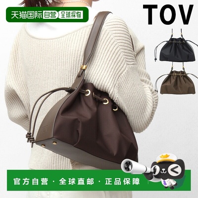 日本直邮TOV 女士 FIGUE M COMBINATION 单肩包单肩尼龙和真皮T25