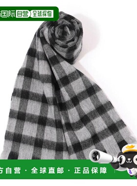 1h可退 日本直邮TOMORROWLAND 羊绒 格纹 迷你围巾披肩