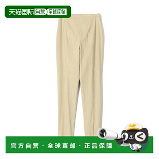 长裤 亚麻粘胶弹力修身 GA6570EW005722 VIE 日本直邮GALERIE