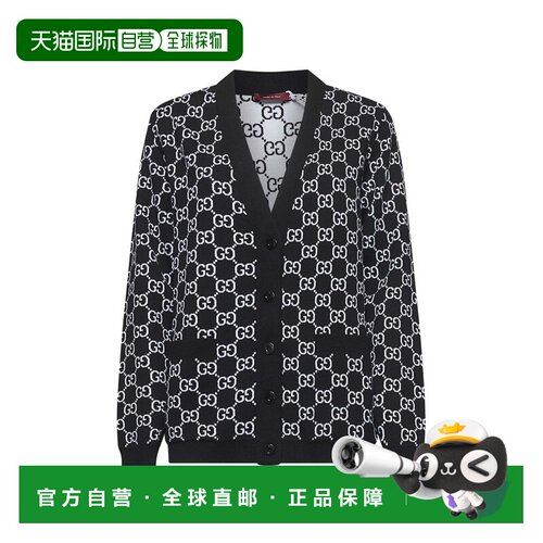 1h可退 香港直邮GUCCI 女士针织衫 798157XKEJP1070 CO 白色 双面