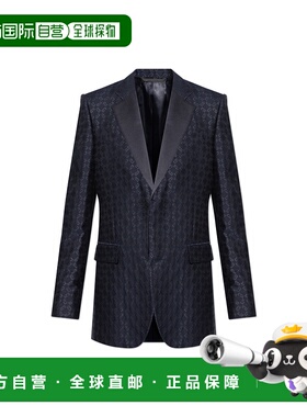 香港直邮GIVENCHY 男士西服 BM30GV15R1403 AW2024 深蓝色 单排扣