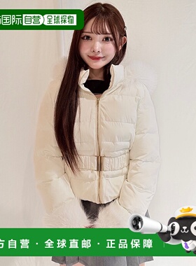 1h可退 日本直邮NOMAE 女装 短款收腰棉服 可拆卸袖口毛边  58580