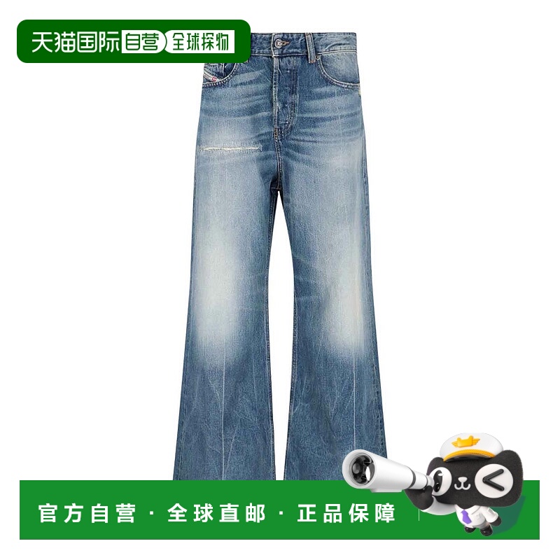 自营 DIESEL 女士牛仔裤 A0692509L4701 SS2025 蓝色 Jeans Ampi