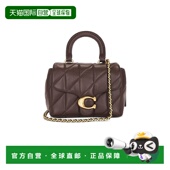 香港直邮潮奢 Tabby Coach 1h可退 蔻驰 女士 绗缝手提包包 CCC12