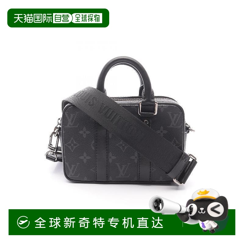 1h可退 日本直邮中古LV路易威登男包A级95新handbag手提包涂层/防