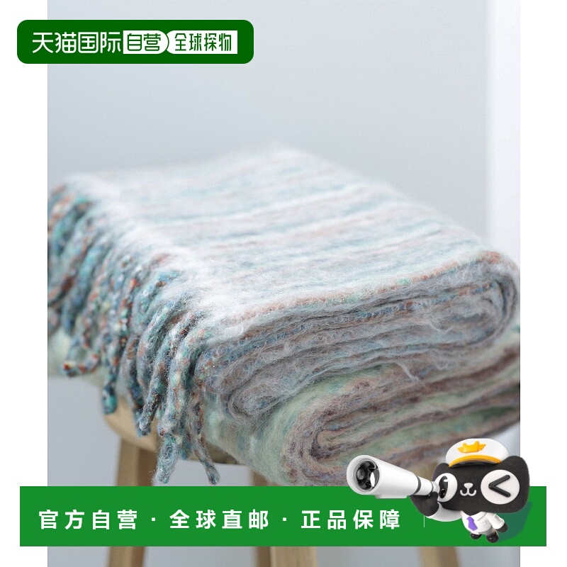 日本直邮BEAMS Mix Fringe 混纺流苏围巾 防寒礼品 2024秋冬款 围