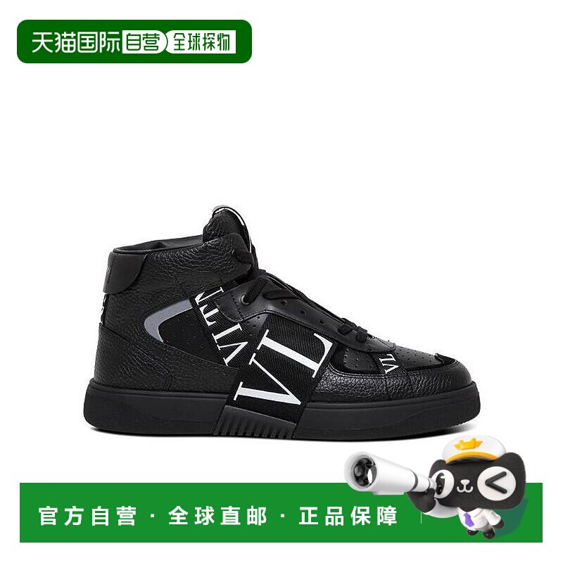 香港直邮VALENTINO 24FW logo印花休闲运动鞋 Men华伦天奴牛皮