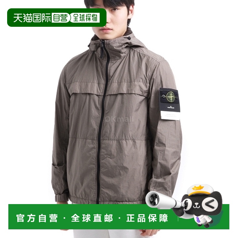 韩国直邮STONE ISLAND 40922 Crinkle Reps R-NY 连帽夹克 男士 2
