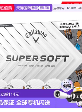 日本直邮Callaway SUPERSOFT GRILL MASTER 高尔夫球12 个装（12