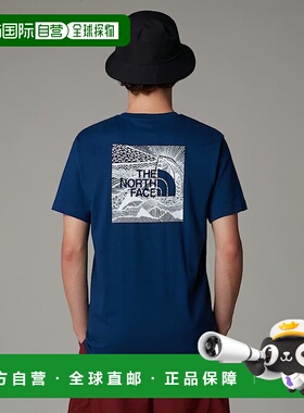 自营欧洲直邮北面男士 Redbox 庆典T恤TheNorthFace新款