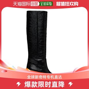 女士黑色 Paris 高筒靴 香港直邮潮奢 Stiletto Texas