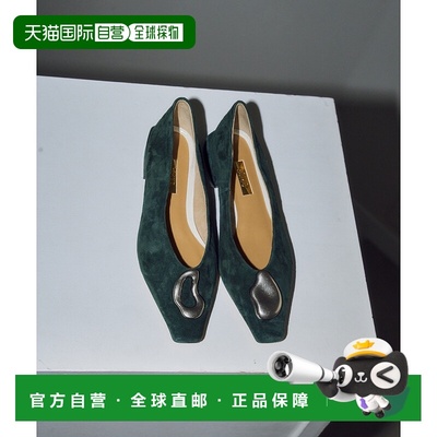 1h可退 日本直邮GRISE女装艺术装饰不对称平底鞋 25192826516430