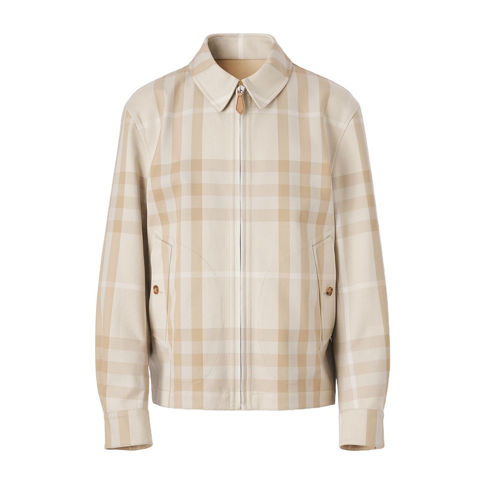 BURBERRY 男士夹克 80509891 SS2023 花色 双面格纹哈灵顿夹克