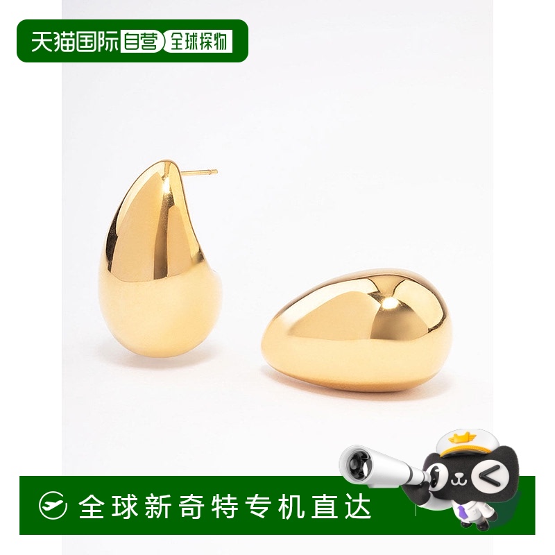 自营Lovisa- Gold Plated Stainless Steel Large Teardrop Earr