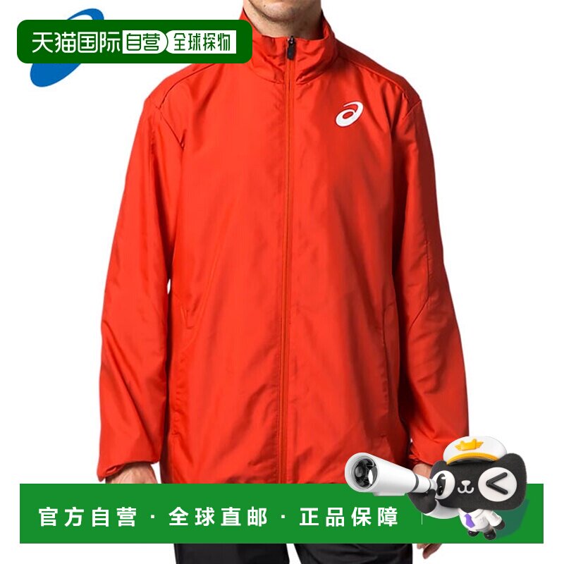日本直邮ASICS 男女全衬里网眼防风夹克 (2091A165) 长袖外套亲肤