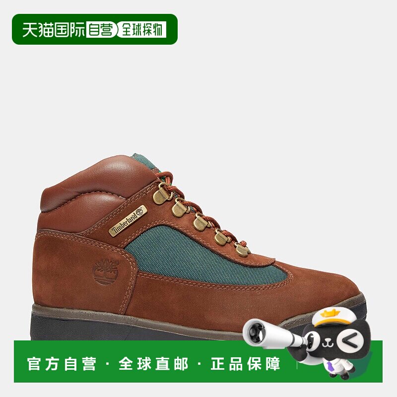 自营 timberlandJunior Field Boot - dark brown nubuck 美国奥