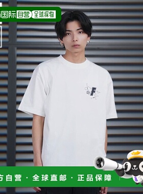 1h可退 日本直邮FORGET NEVER 男女同款大码短袖T恤 后背印花 252