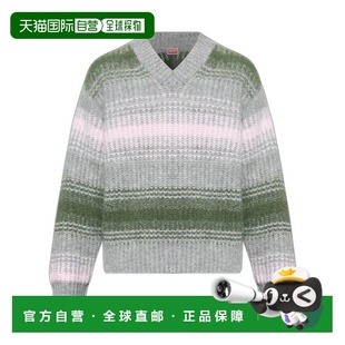 FF65PU7423CG93 AW2025 灰色 香港直邮KENZO neck 针织衫 男士