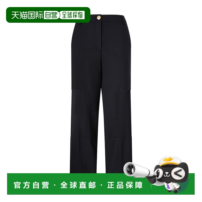 1h可退 香港直邮PINKO 女士休闲裤 105533A2SNG02 AW2025 黑色 Ba