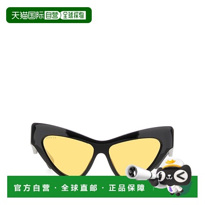 香港直邮GUCCI 女士眼镜 733344J07401080 CO 花色 Black acetate