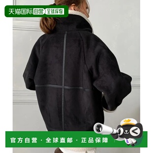 日本直邮moment 时尚 女士仿羊皮绒B 保暖舒适 3飞行夹克 1h可退